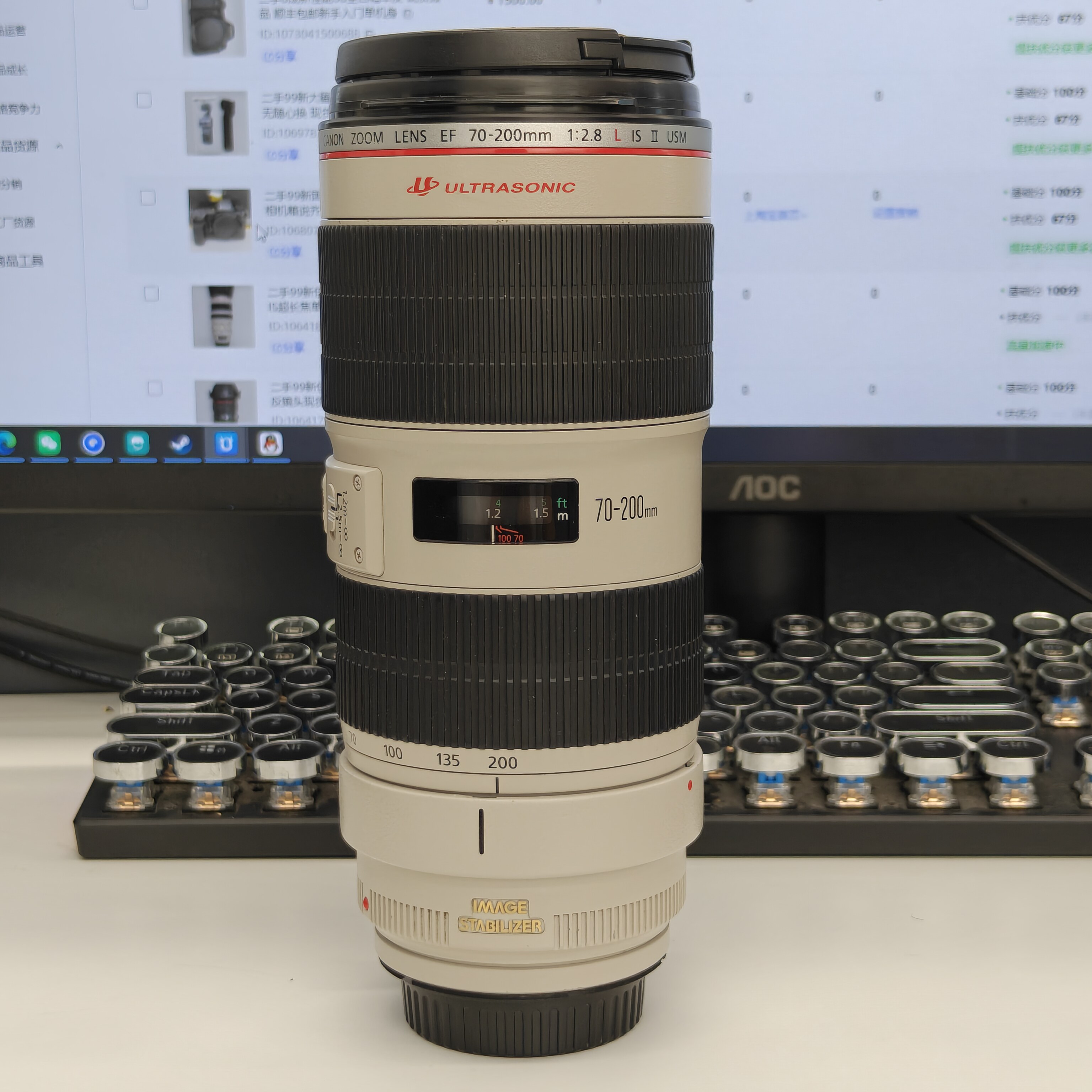 二手98新佳能ef70-200二代镜头