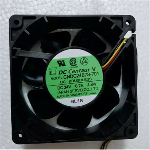 正品伺服CNDC24B7/R/7S/701/B7SQ 24V 0.2A散热12038风扇4.8W