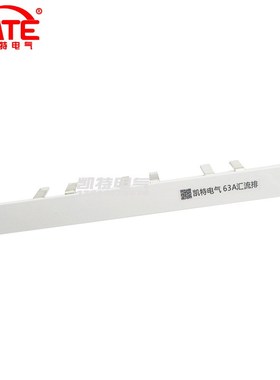 2P漏电63A汇流排 紫铜1.2*8 DZ47空开连接排C45断路器接线排KT008