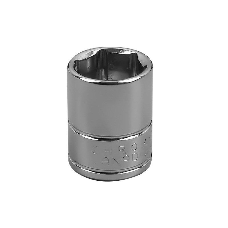 1/4短套筒头4-14mm小飞外六角套F筒6.3mm套管头棘轮扳手头汽修