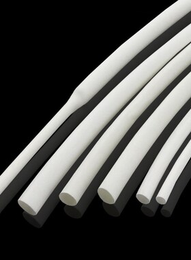 1KV低压白色2倍热收缩电线绝缘套管 电工热塑保护套管白色热缩管