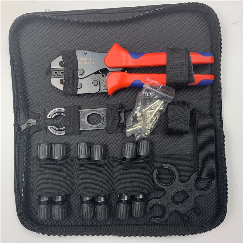 【压线钳MC4光伏电缆cm4连w接器接头LY-2546B夹线端子钳压线钳