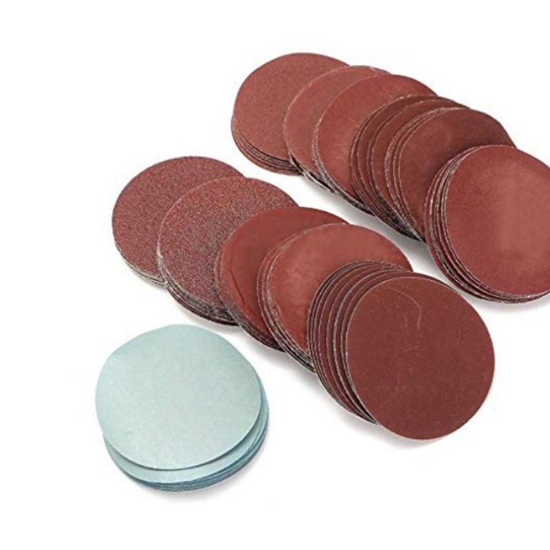 100pcc 75mm 3寸打磨光盘抛光垫板圆砂纸片抛光工具磨砂工具