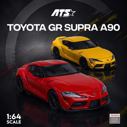ATS1:64 丰田GR SUPRA A90 素色 仿真合金模型摆件 收藏礼品