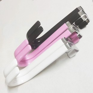 好质量浸塑防刮不伤门卡夹门后衣帽挂钩免钉阳台栏杆挂钩金属勾子