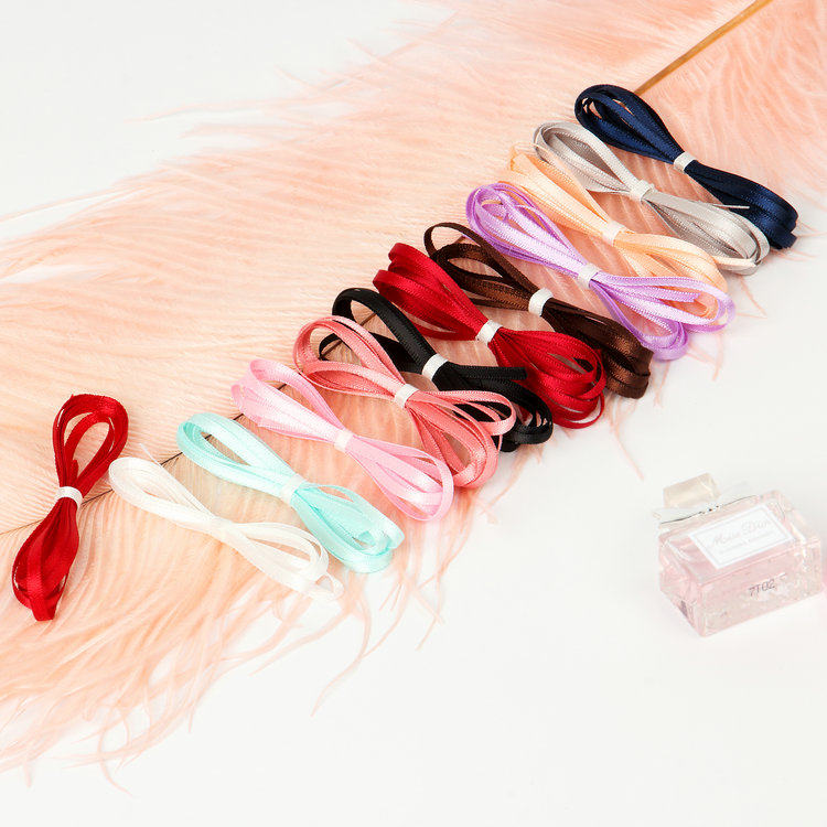 3精致包装丝带绳礼品礼盒包装纸绳鲜花扎口绳拉菲绳丝滑绸带绳