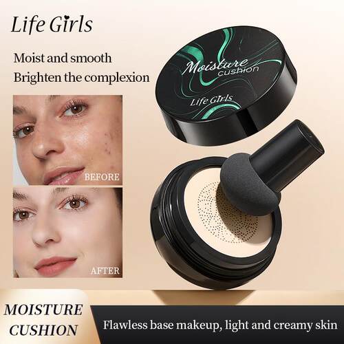 Life Girls Moisture cushion蘑菇气垫跨境美妆彩妆厂家直供