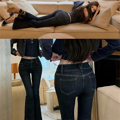 「丰胯神裤!!!」打磨四年 吊打市面版本 微喇牛仔长裤+九分裤