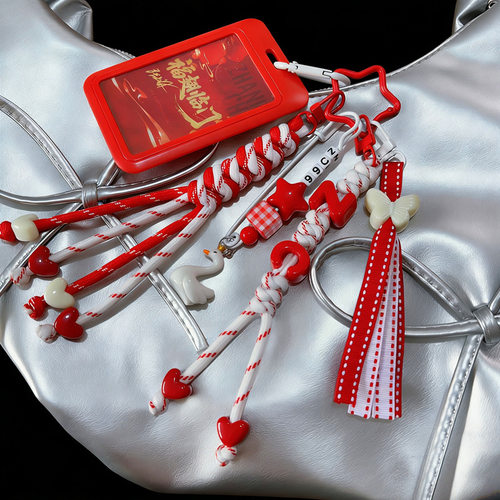 张翅周边钥匙扣书包挂饰小卡挂件