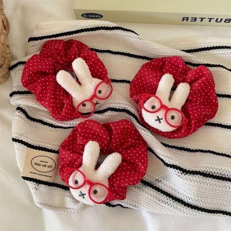 卡通猫兔波点戴眼镜兔子发圈少女马尾KT猫大肠圈甜美丸子头发绳,橡塑材料及制品,塑料盒/塑料箱/塑料柜,淘宝优惠券,粉丝福利购,淘宝优惠卷