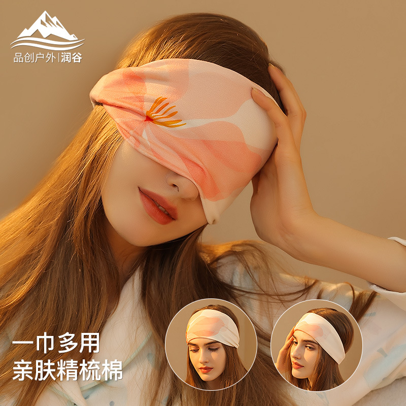 月子发带护额保暖头巾女