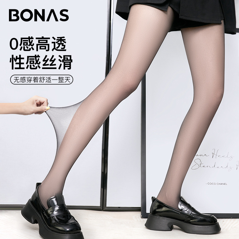 宝娜斯夏季高透防勾丝黑丝