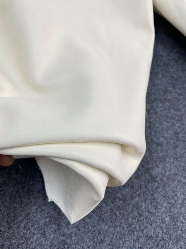 阳光手工DIY皮料乳白色环保植鞣纳帕小牛 手感软 厚度1.0mm