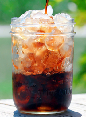 梅森罐美式咖啡杯梅森杯手冲咖啡罐冷萃咖啡杯玻璃密封罐ColdBrew
