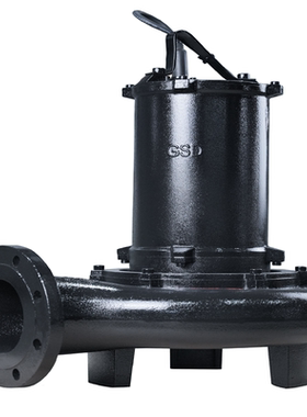 上海川源新款污水切割排污泵SPC50.75-50铸铁潜水泵带切割750W电