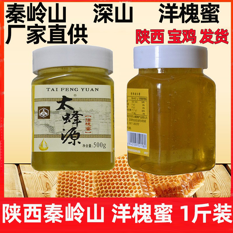 陕西秦岭山洋槐蜜500g蜂蜜