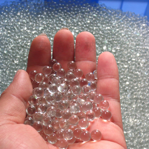 透明实心圆润高密玻璃球