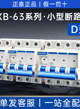 正泰空气开关D型断路器NXB系列电机动力保护型220V/380V三相32D63
