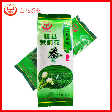 广西横州茉莉花茶金花银螺90克袋装横县金花茶业