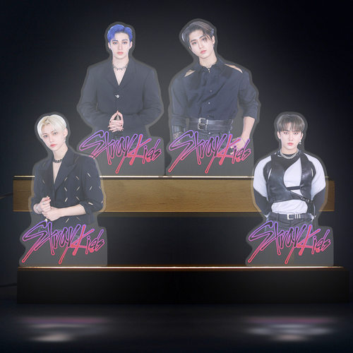 Stray Kids方灿李旻浩徐彰彬黄铉辰KPOP明星周边亚克力长条小夜灯