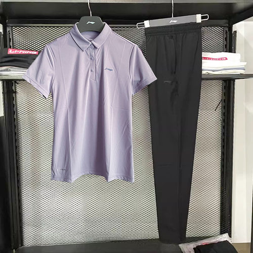 李宁女子POLO衫套装商务休闲运动