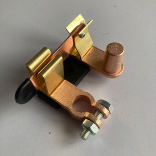 汽车电瓶黄铜闸刀开关货车用电源改装12v电池接线桩头断电器卡子