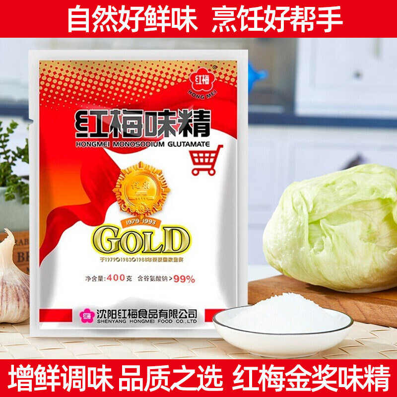 红梅金奖味精400g家用图片