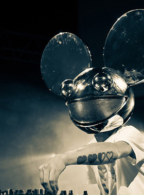 夜店DJ电音鼠deadmau5荧光夜光平檐嘻哈帽个性潮牌snapback街舞帽