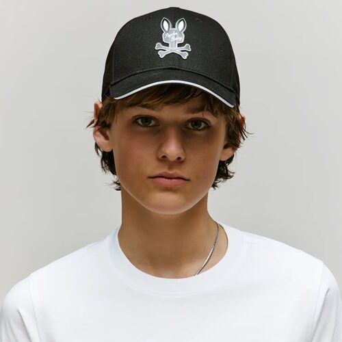 psycho bunny 骷髅兔棒球帽美国小众潮牌硬顶鸭舌帽子户外遮阳帽