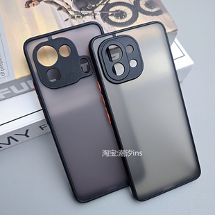 适用小米11手机壳新款xiaomi11Pro保护壳全包软边防摔mi11lita青春版磨砂硬壳透明外壳简约