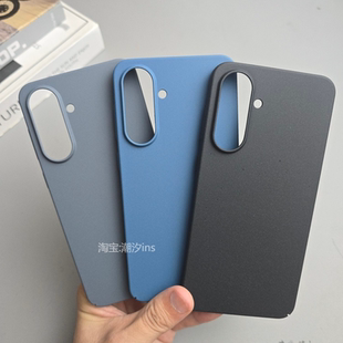 适用三星A56手机壳新款 5G保护壳超薄全包防摔防指纹SamsungA56磨砂透明硬壳简约创意外壳 GalaxyA56