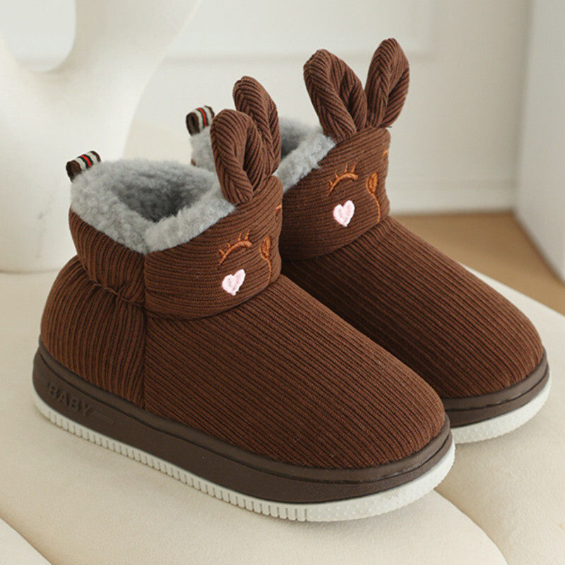 中大童冬季棉拖鞋男童加厚绒保暖女童居家鞋卡通可爱儿童包跟棉鞋,居家布艺,居家棉拖/棉鞋,淘宝优惠券,粉丝福利购,淘宝优惠卷