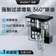 彻朗鱼缸过滤器循环水泵瀑布壁挂式 过滤器三合一净水壁挂过滤器