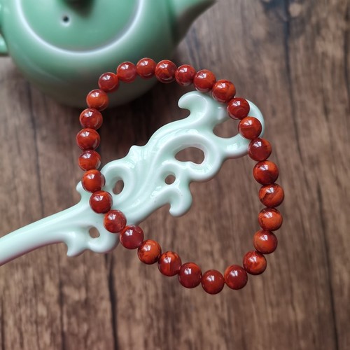 天然南红玛瑙原矿凉山小手链手串
