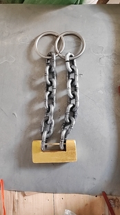 戏剧道具舞台演出道具鱼枷木制手铐道具戏曲囚犯枷锁道具