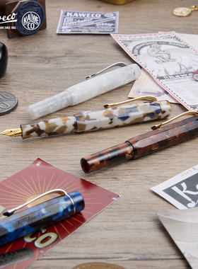 德国KAWECO钢笔 艺术系列 卡维克 ART Sport 短钢笔 练字办公签名简约时尚笔女生高档高颜值女士送礼进口钢笔