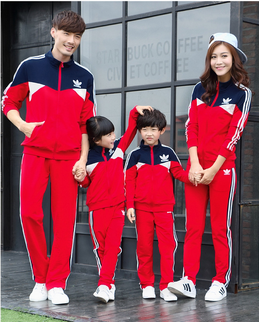 Kindergarten garden clothes Primary school uniforms Spring and autumn and winter contrast color stitching long-sleeved suit group purchase custom class clothes