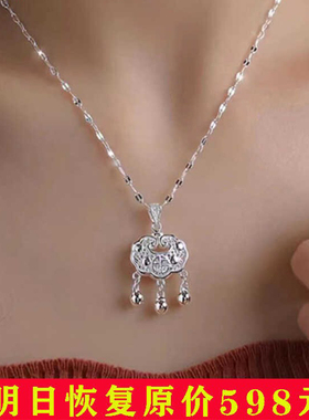 项链玖鸣925好看项链女925