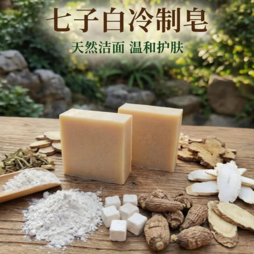 汉方七子白天然手工皂块装