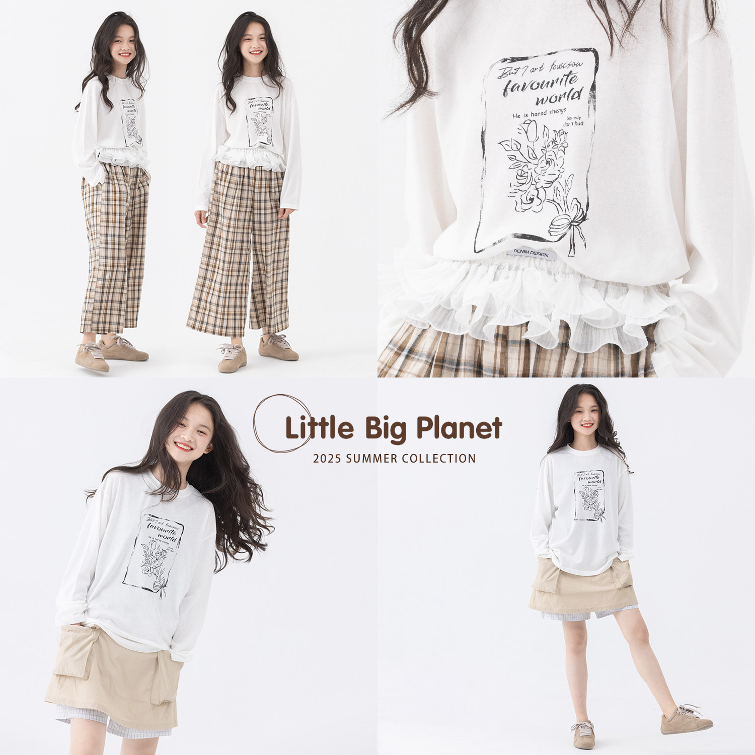 小小大星球童装 花束白微透印花防晒衣 夏日氧气女童可爱长袖T恤,童装/婴儿装/亲子装,T恤,淘宝优惠券,粉丝福利购,淘宝优惠卷