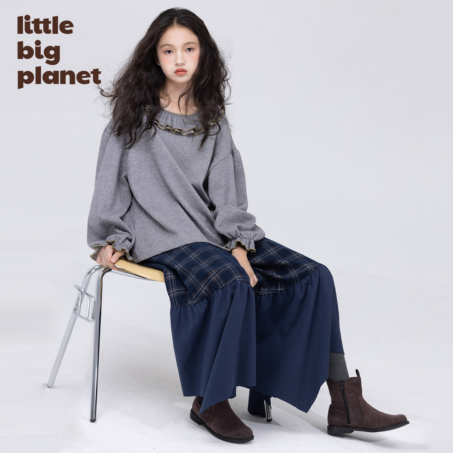 小小大星球童装 绒感坑条双层荷叶边卫衣 春秋女童甜美气质上衣,童装/婴儿装/亲子装,卫衣/绒衫,淘宝优惠券,粉丝福利购,淘宝优惠卷