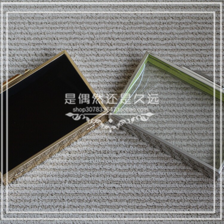 无肩带透明休闲时尚女包