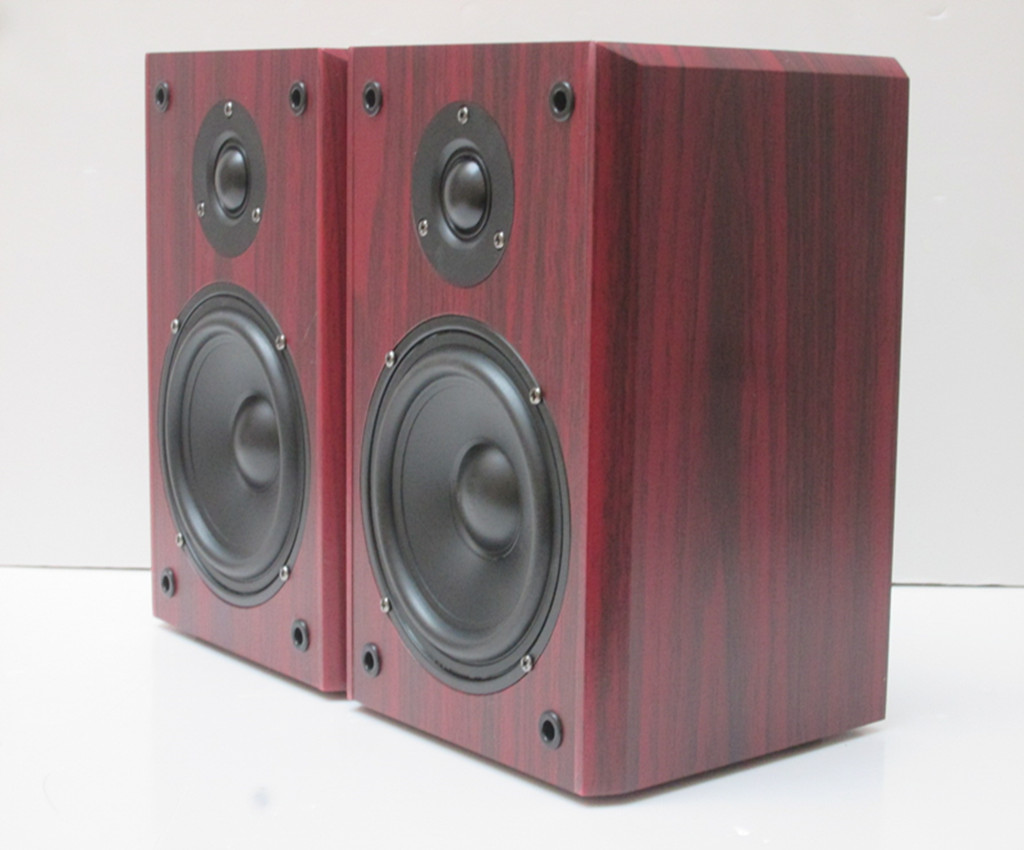 5.25寸无源桌面监听书架壁挂环绕高保真发烧hifi木质音箱音响车载