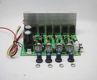 带风扇300W重低音炮2.1大功率功放板寸拆机对管3声道音响主板