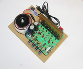 带风扇300W重低音炮2.1大功率功放板带进口拆机对管3声道音响主板