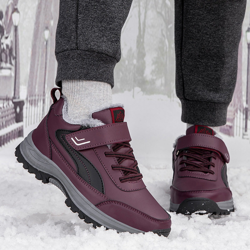 棉鞋冬季女皮面防水加绒妈妈鞋防滑保暖老人鞋男加厚健步鞋雪地靴,运动鞋new,运动休闲鞋,淘宝优惠券,粉丝福利购,淘宝优惠卷