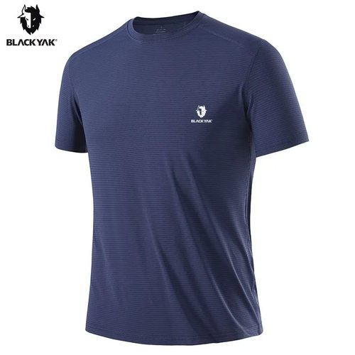 BLACKYAK布来亚克冰丝短袖T恤男夏季大码宽松透气速干衣运动上衣