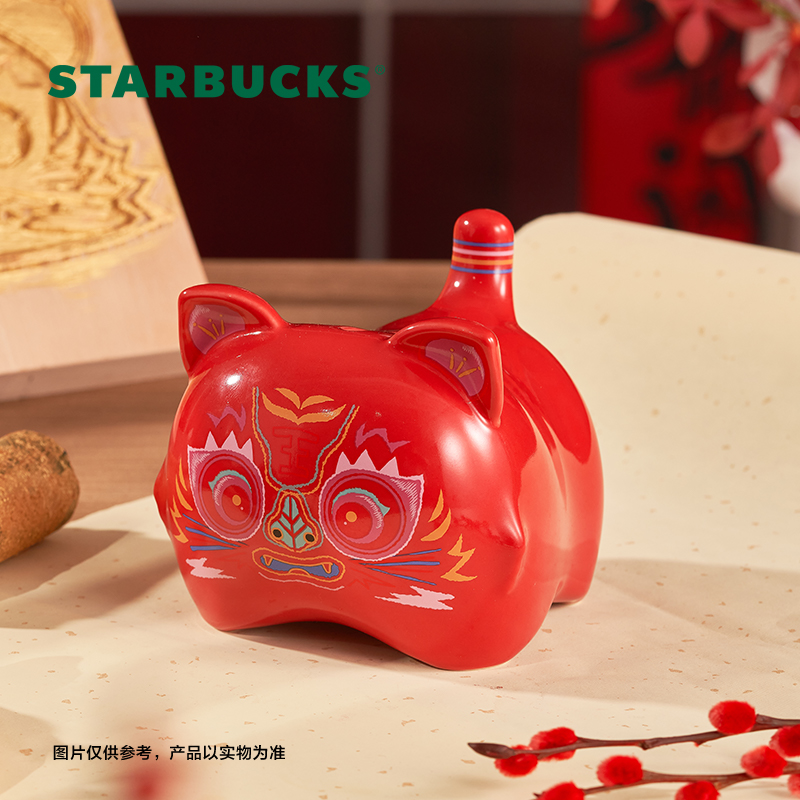 星巴克传统虎虎造型储蓄罐