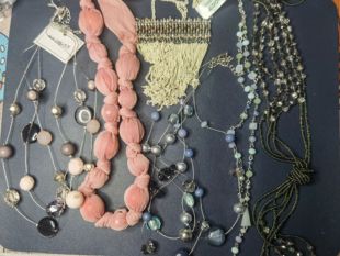 外贸尾货孤品项链手链耳环戒指饰品合集,