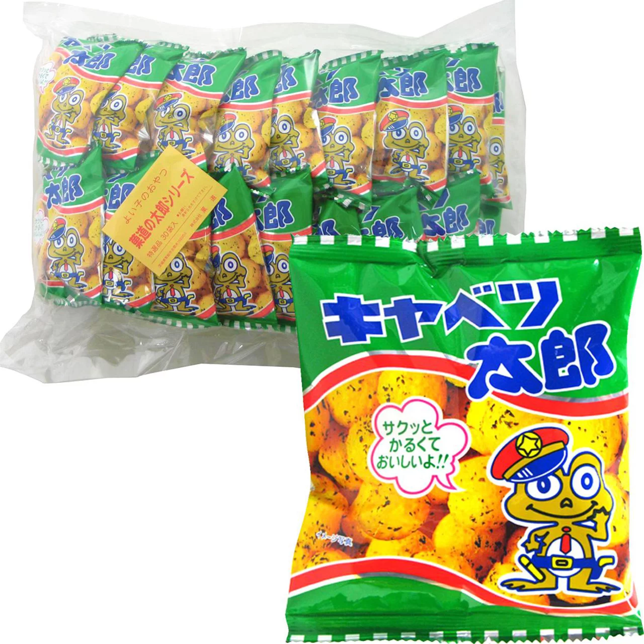 菓道玉葱卷心菜玉米酱汁太郎30袋